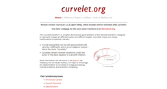 Desktop Screenshot of curvelet.org