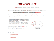 Tablet Screenshot of curvelet.org